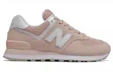 New Balance 574 Pink White