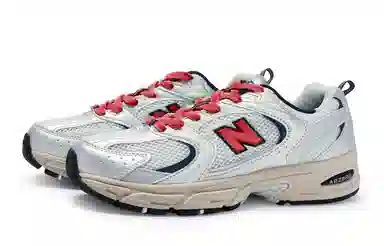 New Balance 530 Grey Silver Red