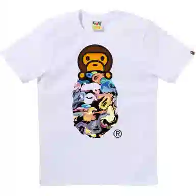 A BATHING APE ART CAMO FW25 ART CAMO T