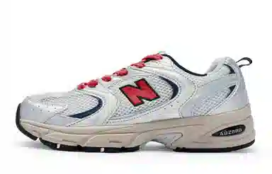 New Balance 530 Grey Silver Red