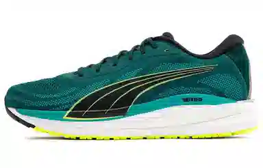 PUMA Magnify Nitro Knit Green Gold Grey