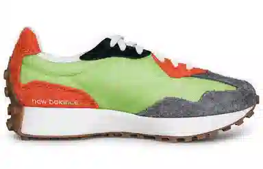 New Balance 327 Grey Green Orange