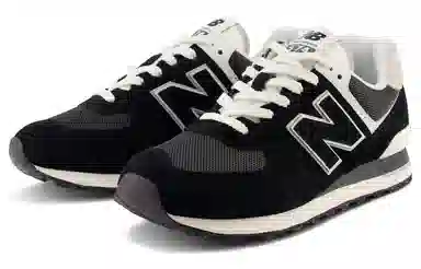 New Balance 574 Black White
