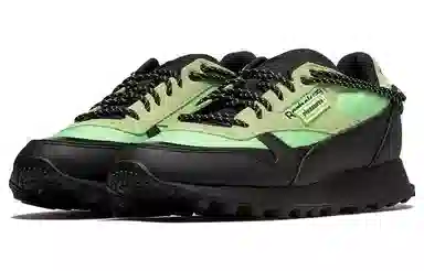 PLEASURES x Reebok Classic Leather Black Green