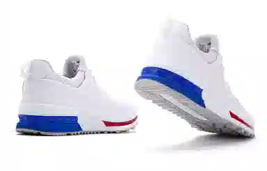 New Balance 574 Sport White Blue Red