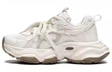 Kappa Leaf Warm Winter Low Dad Shoes Off-White