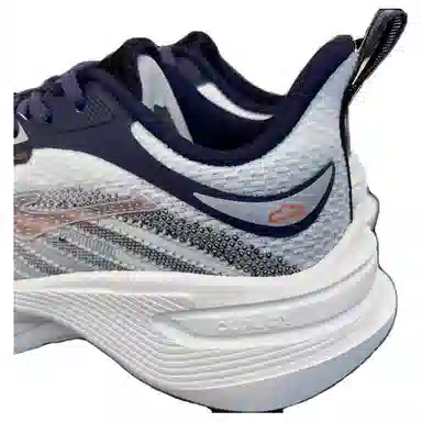 鸿星尔克 缓震轻弹跑步鞋 男款 白蓝