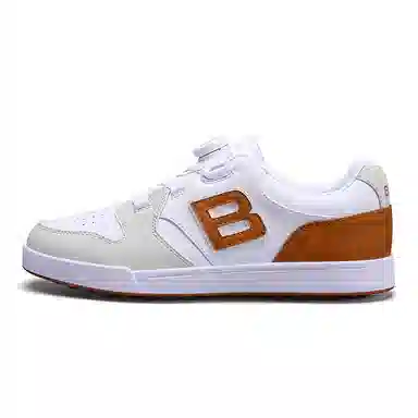 Birdie Golf Shoes White Brown Khaki