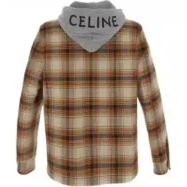 CELINE Checked Letter Pocket Jacket