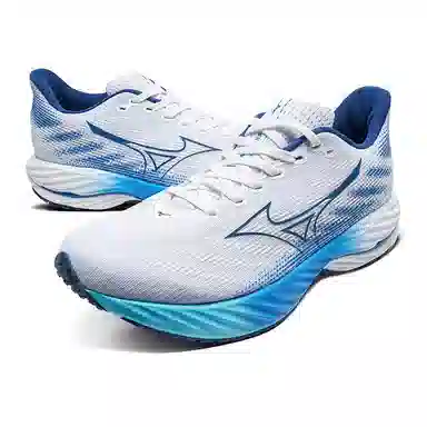 Mizuno Wave Rider 28 White Blue