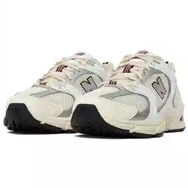 New Balance 530 White Silver Red