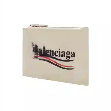 Balenciaga Cash Cardholder Light Beige