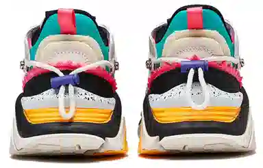 Xtep Mecha Series Dad Shoes Women Beige Black Red