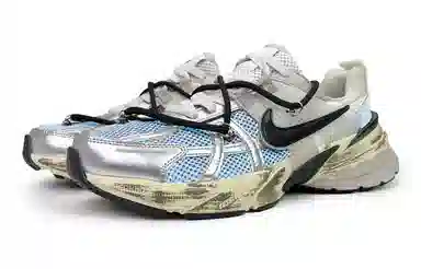 Nike V2K Run Blue Silver