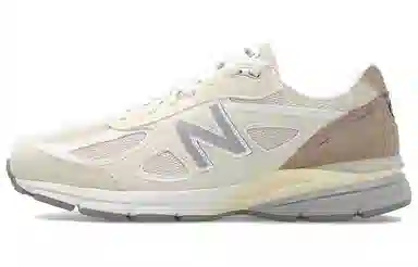New Balance 990 V4 White Brown