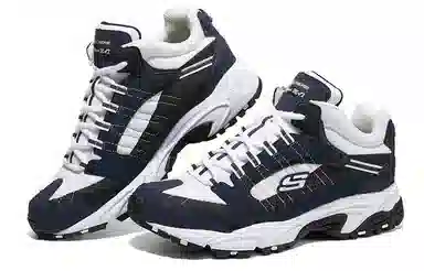 Skechers Stamina Mid Blue White