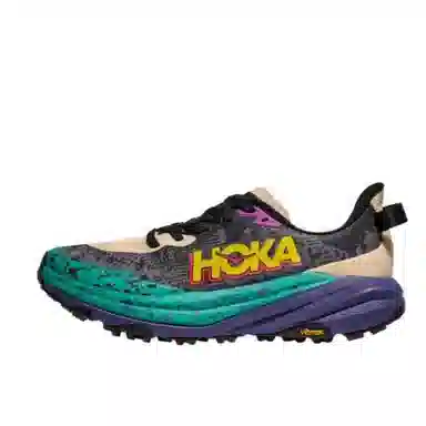 HOKA ONE ONE Speedgoat 6 Trail Shoes in Oatmeal