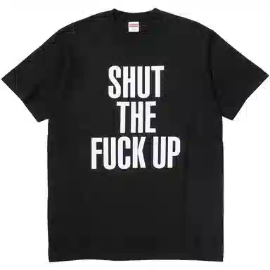 Supreme x NUMBER(N)INE FW25 FW26 WEEK16 Shut Up Tee logoT