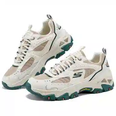 Skechers Outdoor Low Hiking Shoes White Green