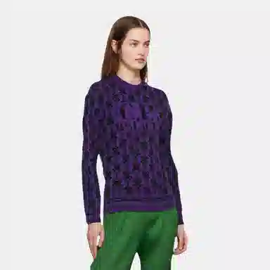 PALACE x C.P.Company Lambswool Knit Purple