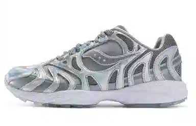 Saucony Grid Azura 2000 White Silver Rainbow