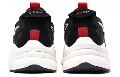 特步 防滑耐磨 低帮 老爹鞋 黑