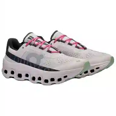 On Cloudmonster Grey Black