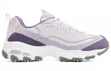 Skechers D'LITES 1.0 White Purple