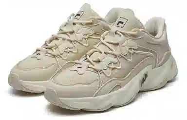 FILA Retro Running Shoes Beige
