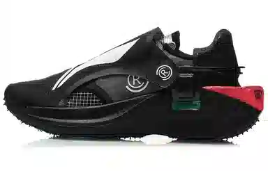 LiNing 游侠 Paris Fashion Week Low Running Shoes Men's Black