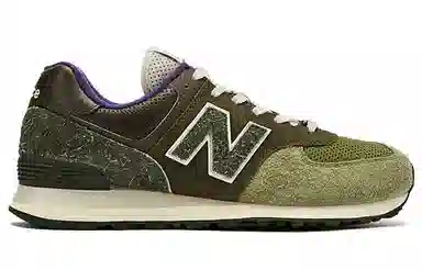 Sneakersnstuff x New Balance 574 Olive Green
