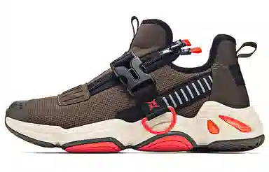 361° Low-Top Dad Shoes Brown Red