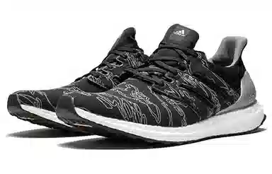 UNDEFEATED x adidas Low Top Running Shoes Black Camo