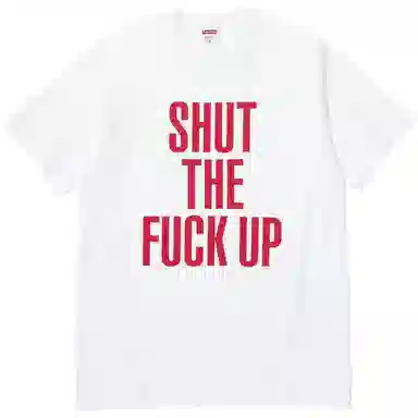 Supreme x NUMBER(N)INE FW25 FW26 WEEK16 Shut Up Tee logoT