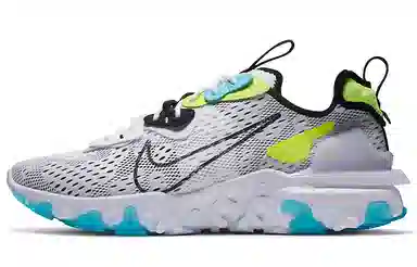 Nike React Vision Grey Blue Yellow