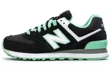 New Balance 574 Black Green