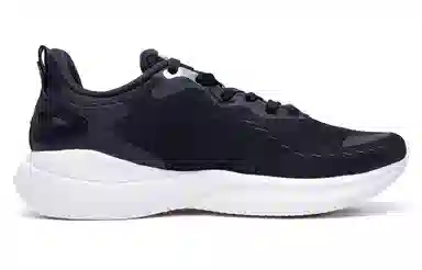 特步 健步舒适 透气轻便 低帮 跑步鞋 男款 黑