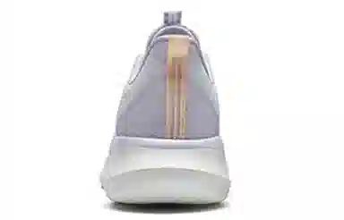 特步 柔立方 织物 减震透气轻便耐磨防滑 低帮 跑步鞋 女款 淡紫色