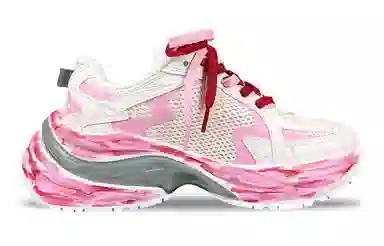 MLB New York Yankees Low Top Running Shoes Pink