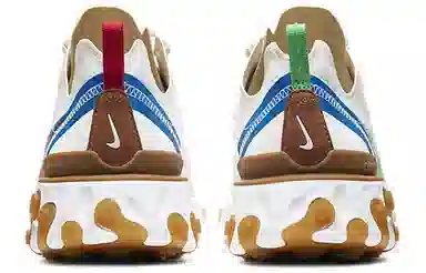 Nike React Element 55 White Brown