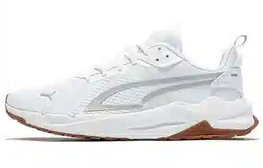 PUMA Running Shoes White Brown
