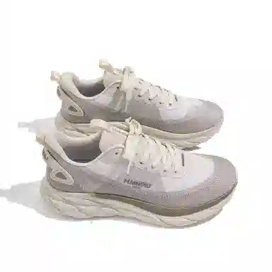 HUANQIU Fashion Casual Running Shoes Khaki Grey