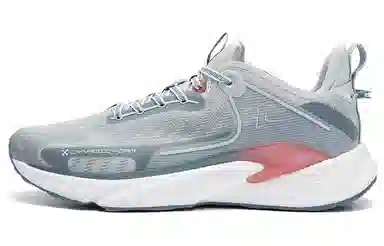 特步 跑步鞋 男款 灰 舒适 运动