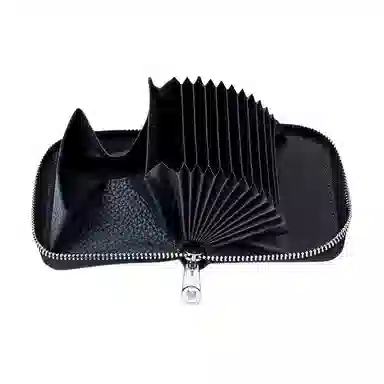 掐尖 多卡位卡片简约软皮零钱包硬币 头层牛皮 卡包 常规 女款 多色