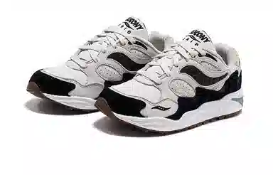 Saucony Grid Shadow 2 White Grey Black