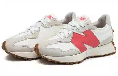New Balance 327 White Grey Red
