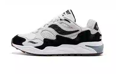 Saucony Grid Shadow 2 White Grey Black