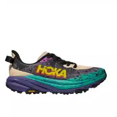 HOKA ONE ONE Speedgoat 6 Trail Shoes in Oatmeal