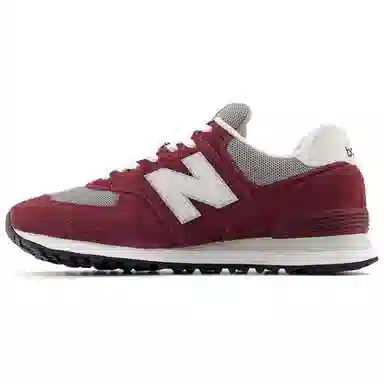 New Balance 574 Burgundy Green