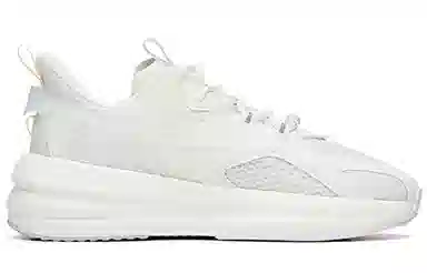 Anta C37 Thick Sole Low Running Shoes Women White Blue Purple